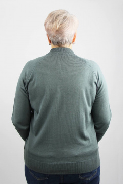 Свитер реглан прямой силуэт из трикотажа для демисезона Полесье С3316-15 5С1754-Д43 170,176 черный_жемчуг - фото 3