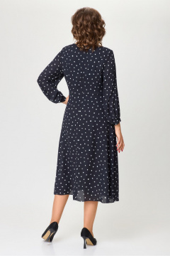 Платье из текстиля, свободный крой, демисезон, классический стиль DaLi 9397 чёрный - фото 2