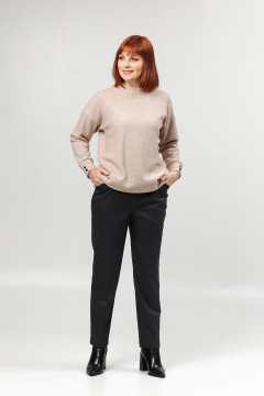 Классические брюки со стрелками для делового стиля Соджи 559 темно-серый - фото 2