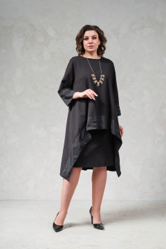 Трапециевидная трикотажная блуза с Taftой Avanti 1684-2 - фото 1