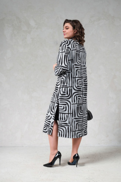 Демисезонный трикотажный кардиган на запах с разрезами Avanti 1680 - фото 2