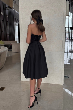 Праздничный топ из атласа и пайеток с шнуровкой O.N.E.Gold 1KR - фото 4