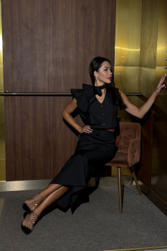 Юбка из плотной ткани в классическом стиле для праздника и повседневности O.N.E.Gold 18HP - фото 3