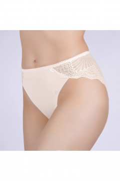 Трусы из эластичного полотна с кружевным задником Verally 1038-4 селена - фото 3