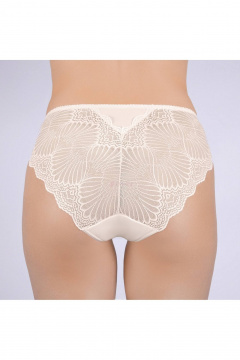 Трусы из эластичного полотна с кружевным задником Verally 1038-4 селена - фото 2