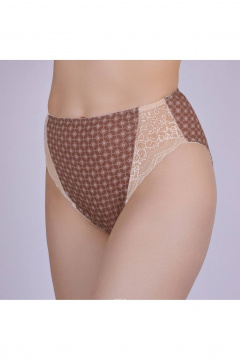 Трусы из хлопкового трикотажа с кружевной отделкой Verally 107-6 эльмира - фото 3