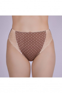 Трусы из хлопкового трикотажа с кружевной отделкой Verally 107-6 эльмира - фото 1