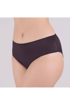 Трусы гладкие эластичные для ежедневного комфорта Verally 1076-2 эспрессо - фото 3