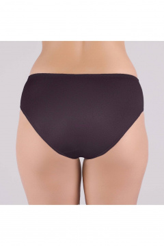 Трусы гладкие эластичные для ежедневного комфорта Verally 1076-2 эспрессо - фото 2