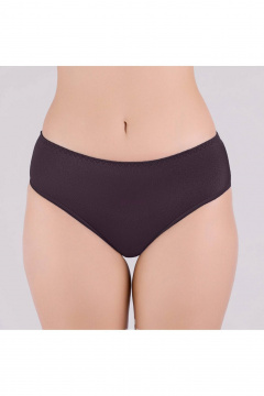 Трусы гладкие эластичные для ежедневного комфорта Verally 1076-2 эспрессо - фото 1