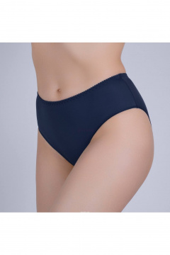 Трусы гладкие из эластичного полотна с комфортной посадкой Verally 1076-4 сапфир - фото 3