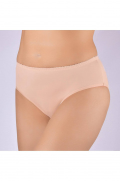 Трусы бежевые круглогодичные на каждый день Verally 1076-4 серебристый пион - фото 3