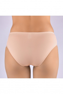 Трусы бежевые круглогодичные на каждый день Verally 1076-4 серебристый пион - фото 2