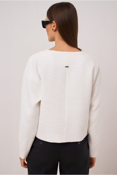 брюки черные прямые на каждый день из текстиля BURVIN 9590-11 - фото 3