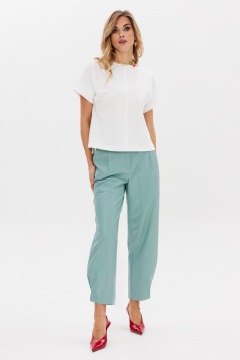 Блуза, брюки Anastasia 979 молоко/мята - фото 4