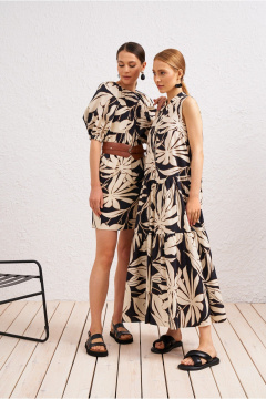 Платье универсальное в стиле на каждый день из текстиля BURVIN 9485-81 - фото 2