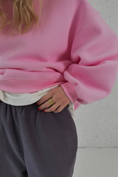 Спортивные брюки из футера с эффектом велюра LECIEL TR03 - фото 2