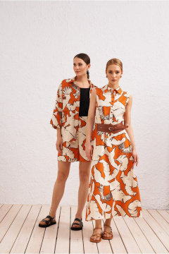 Шорты на каждый день мультиколор из текстиля BURVIN 9538-31 - фото 2