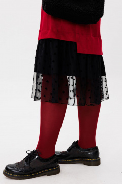 Красное платье-футляр, демисезон, стиль на каждый день Anelli 1520 марс - фото 4