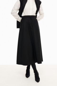 Черная юбка-карандаш на притачном поясе Prestige 5211 черный - фото 1