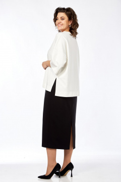 Двухпредметный комплект из джемпера и юбки из трикотажа для повседневных образов Jurimex 3267 - фото 2