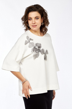 Двухпредметный комплект из джемпера и юбки из трикотажа для повседневных образов Jurimex 3267 - фото 5