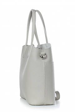 Бежевая экокожаная сумка на три отделения для повседневности Galanteya 11824.24с837к45 бежевый_т. - фото 3