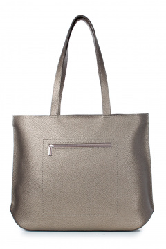 Круглогодичная экокожаная сумка на каждый день Galanteya 36324.24с1192к45 платина - фото 2