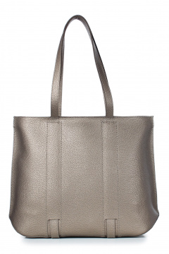 Круглогодичная экокожаная сумка на каждый день Galanteya 36324.24с1192к45 платина - фото 4