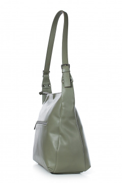 Круглогодичная экокожаная сумка с регулируемым ремнем Galanteya 45722.23с533к45 оливковый - фото 3