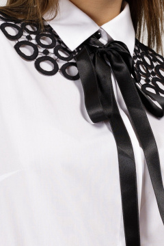 Съемный кружевной воротник для изящных и женственных образов Condra 19025 черный - фото 4