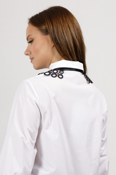 Съемный кружевной воротник для изящных и женственных образов Condra 19025 черный - фото 5