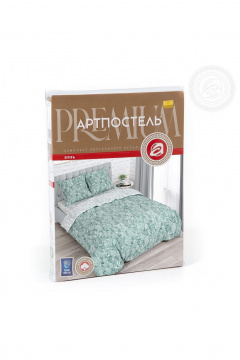 Комплект постельного белья из бязи зелёный для круглогодичного использования АРТПОСТЕЛЬ 500 сара - фото 5