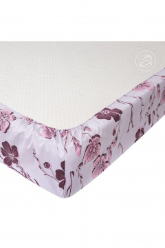 Розовый комплект постельного белья на резинке из поплина АРТПОСТЕЛЬ 932 ночка - фото 5