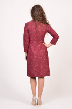 Платье трикотажное миди с застежкой-молнией для универсального образа Domna 448(170) - фото 5