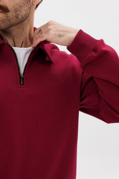 Брюки со стрелками и свитшот с воротником поло GO M3063/12-01.182-188 - фото 5