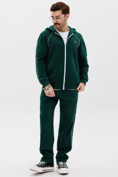 Брюки и зип-худи с логотипом и контрастной отделкой GO M3081/25-02. 176-182 - фото 1