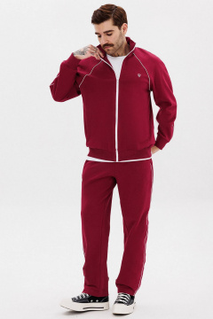 Брюки и джемпер с логотипом и контрастной тесьмой GO M3082/12-01.182-186 - фото 1