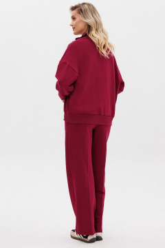 Костюм из трикотажа с свитшотом и брюками для комфорта GO F3077/12-01. 170-176 - фото 4