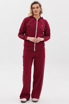 Костюм из трикотажа с логотипами и брюками-стрелками GO F3081/12-01. 170-176 - фото 3