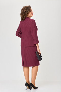 Женский деловой костюм тройка из текстиля БАГРЯНИЦА 5051 - фото 3