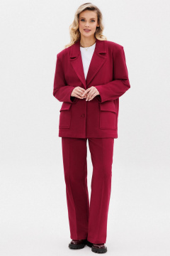 Костюм брюки и жакет oversize деловой стиль GO F3105/12-01 170-176 - фото 1