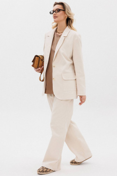 Костюм брюки и жакет из вельвета прямой крой GO F3106/02-01 170-176 - фото 2