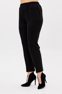 Повседневные брюки с высокой посадкой и зауженным низом Anelli 1439 классика_жанра - фото 4