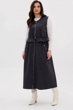 Жилет и юбка демисезонный комплект в стиле на каждый день Fantazia Mod 4963 - фото 1