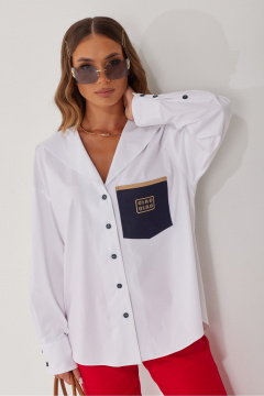 Платочные джинсовые брюки зауженного к низу кроя Vesnaletto 4096 - фото 1