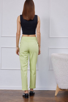 Брюки на каждый день из хлопка и текстиля демисезонные Femme & Devur 9952 4.15F(164) - фото 2