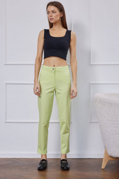 Брюки на каждый день из хлопка и текстиля демисезонные Femme & Devur 9952 4.15F(164) - фото 1