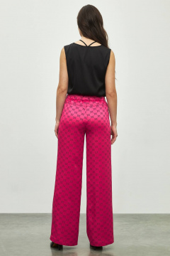 Широкие брюки с завышенной талией на резинке для ярких образов Femme & Devur 90040 1.32F(170) - фото 4