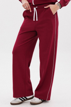 Классические брюки из трикотажа с карманами и поясом GO F2081/12-01. 170-176 - фото 3